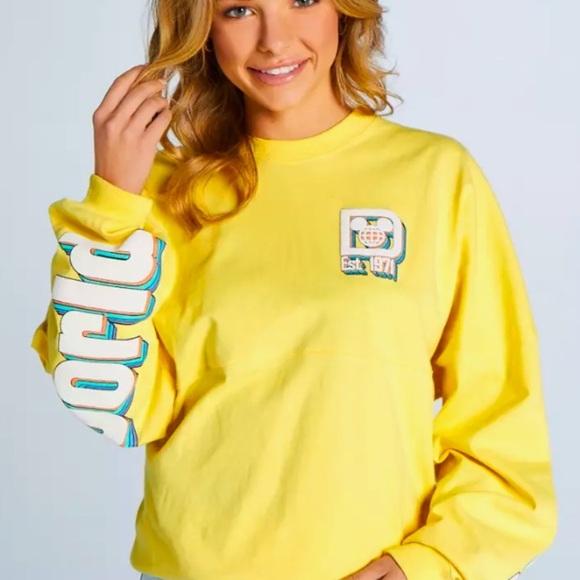 WALT DISNEY WORLD SPIRIT JERSEY!!! Yellow!! Brand new! Oversized XL!!! - Picture 4 of 5